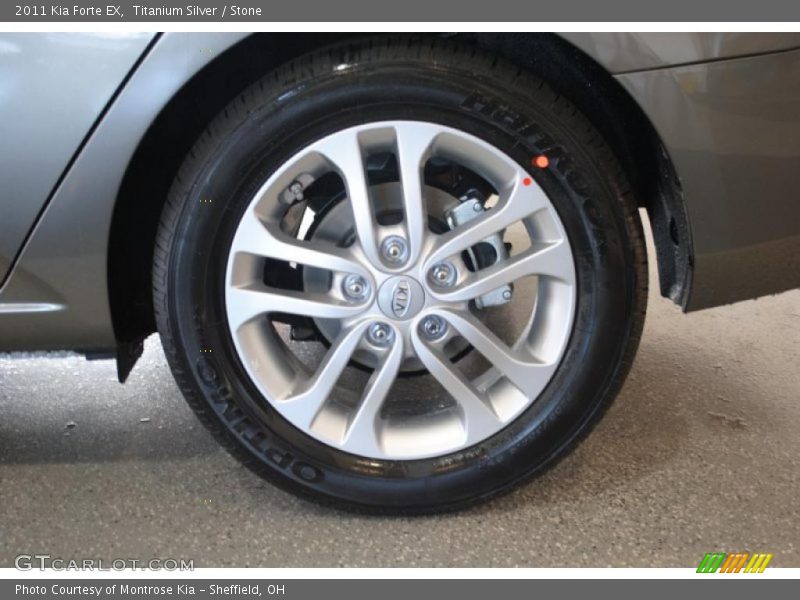 Titanium Silver / Stone 2011 Kia Forte EX