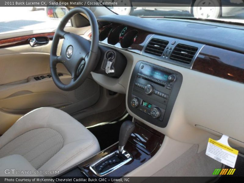 Sand Beige Metallic / Cocoa/Cashmere 2011 Buick Lucerne CX