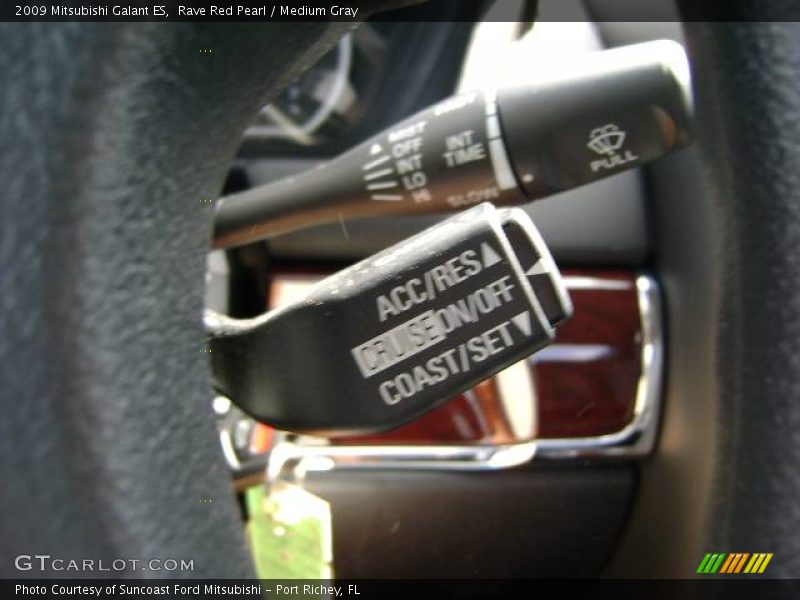 Rave Red Pearl / Medium Gray 2009 Mitsubishi Galant ES
