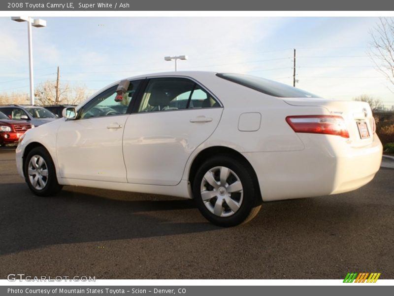 Super White / Ash 2008 Toyota Camry LE