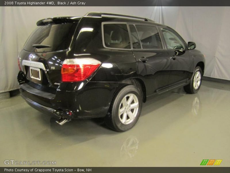 Black / Ash Gray 2008 Toyota Highlander 4WD