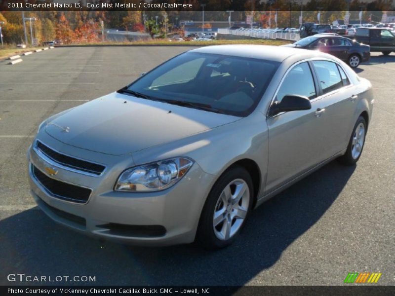 Gold Mist Metallic / Cocoa/Cashmere 2011 Chevrolet Malibu LS