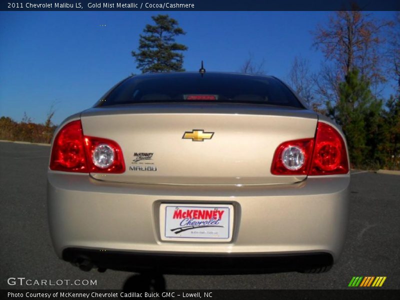 Gold Mist Metallic / Cocoa/Cashmere 2011 Chevrolet Malibu LS