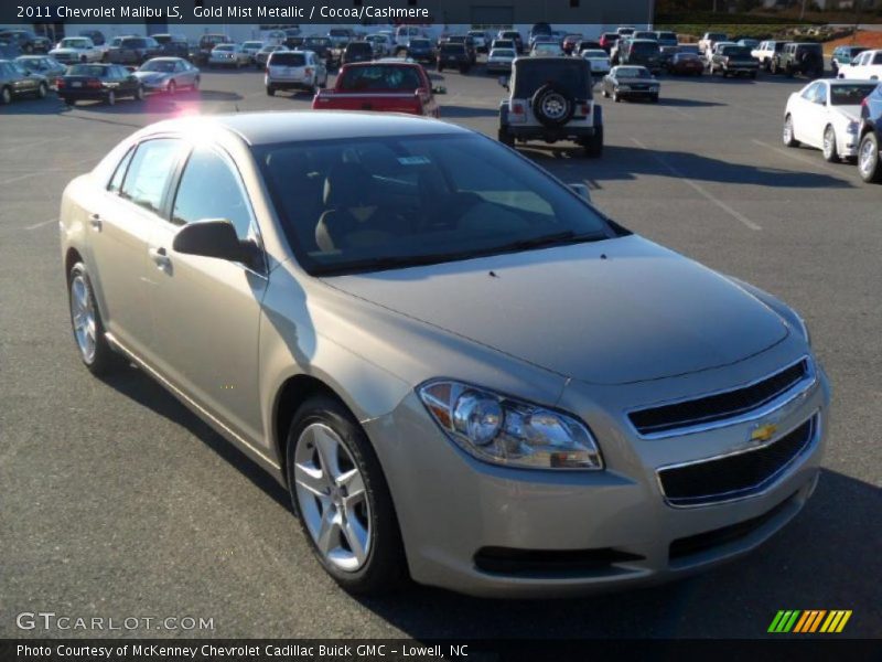 Gold Mist Metallic / Cocoa/Cashmere 2011 Chevrolet Malibu LS