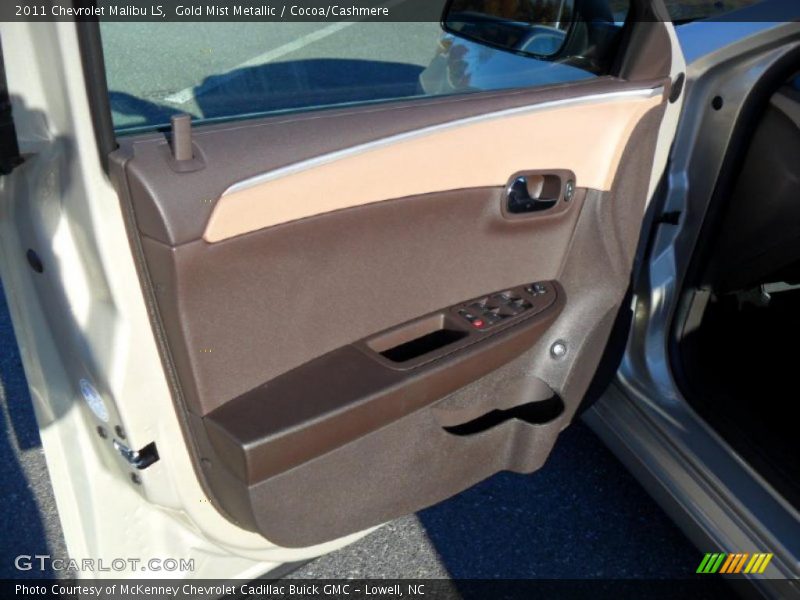 Gold Mist Metallic / Cocoa/Cashmere 2011 Chevrolet Malibu LS