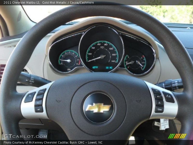 Gold Mist Metallic / Cocoa/Cashmere 2011 Chevrolet Malibu LS