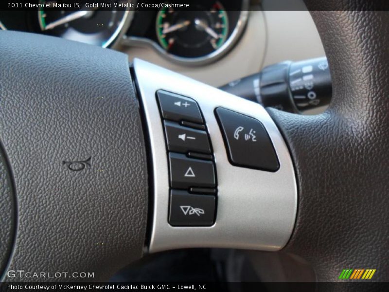 Gold Mist Metallic / Cocoa/Cashmere 2011 Chevrolet Malibu LS