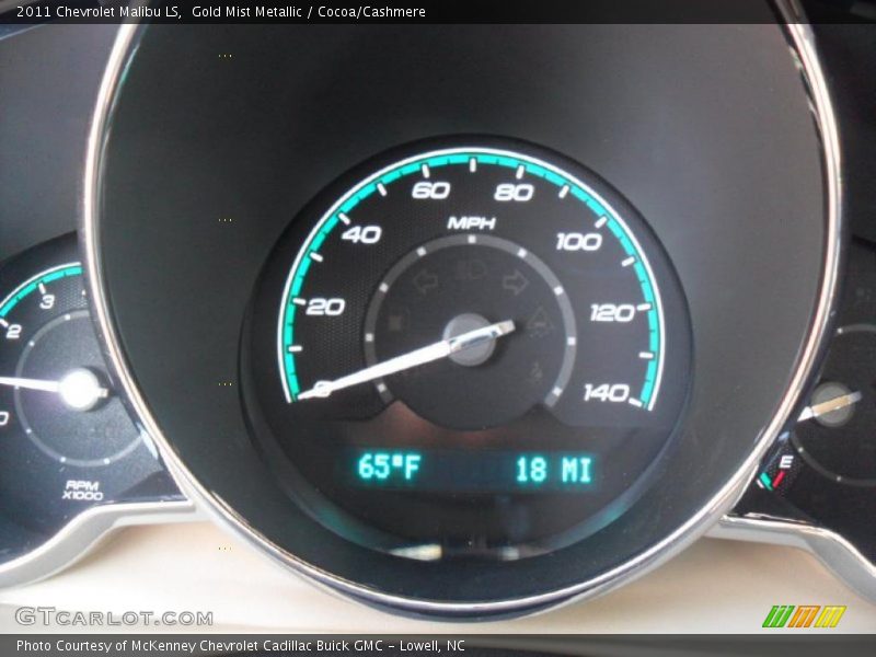 Gold Mist Metallic / Cocoa/Cashmere 2011 Chevrolet Malibu LS