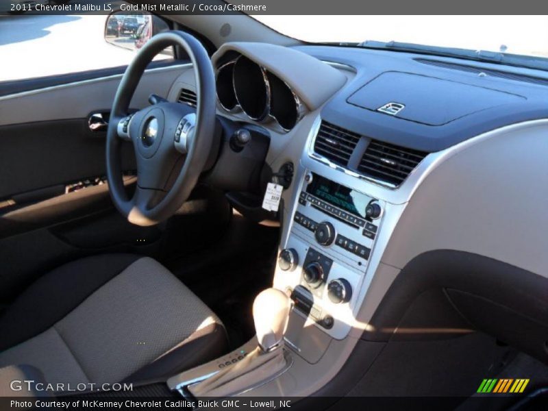 Gold Mist Metallic / Cocoa/Cashmere 2011 Chevrolet Malibu LS
