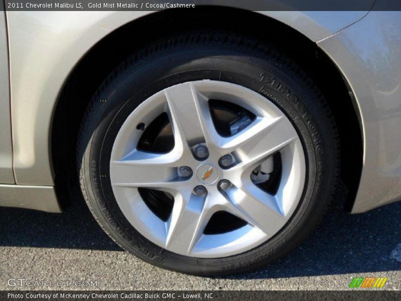 Gold Mist Metallic / Cocoa/Cashmere 2011 Chevrolet Malibu LS