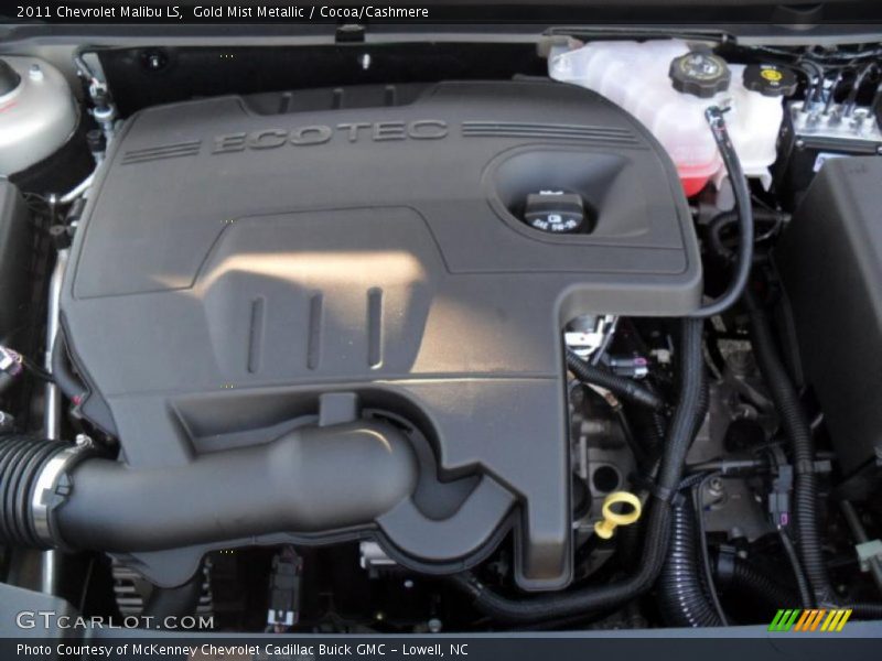 Gold Mist Metallic / Cocoa/Cashmere 2011 Chevrolet Malibu LS