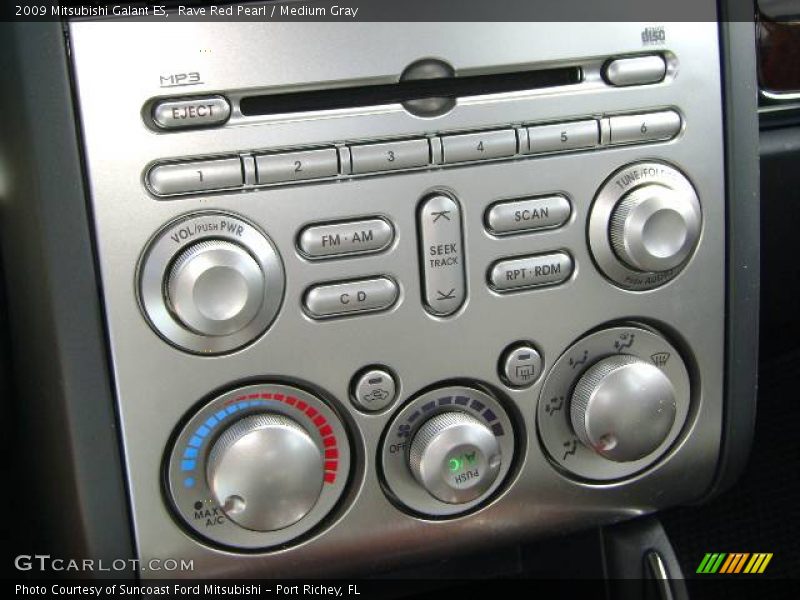 Rave Red Pearl / Medium Gray 2009 Mitsubishi Galant ES