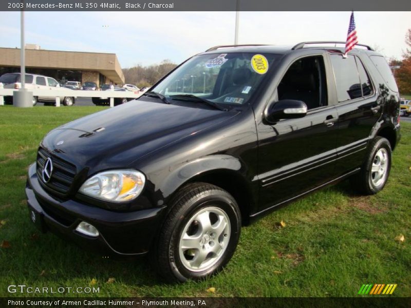 Black / Charcoal 2003 Mercedes-Benz ML 350 4Matic