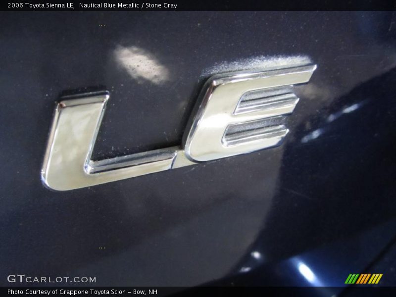 Nautical Blue Metallic / Stone Gray 2006 Toyota Sienna LE