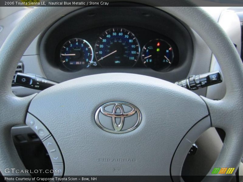 Nautical Blue Metallic / Stone Gray 2006 Toyota Sienna LE