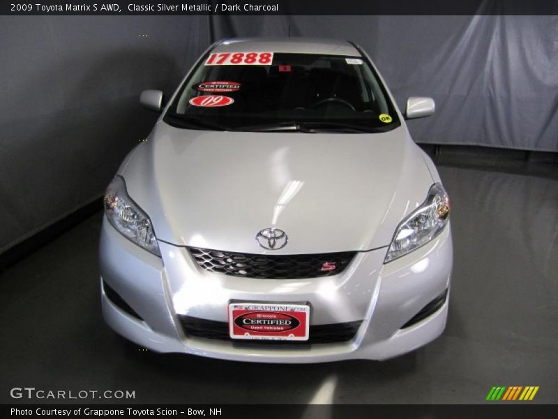 Classic Silver Metallic / Dark Charcoal 2009 Toyota Matrix S AWD