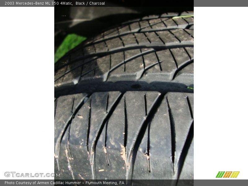 Black / Charcoal 2003 Mercedes-Benz ML 350 4Matic