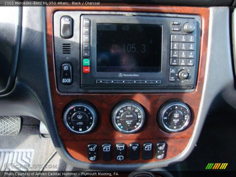 Black / Charcoal 2003 Mercedes-Benz ML 350 4Matic
