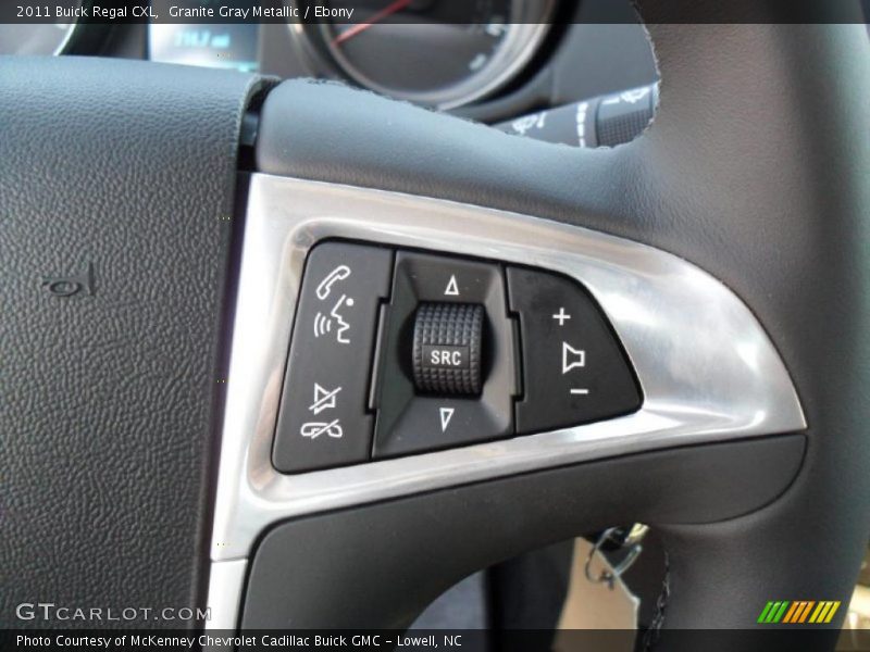 Granite Gray Metallic / Ebony 2011 Buick Regal CXL