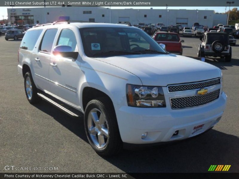 Summit White / Light Cashmere/Dark Cashmere 2011 Chevrolet Suburban LTZ 4x4