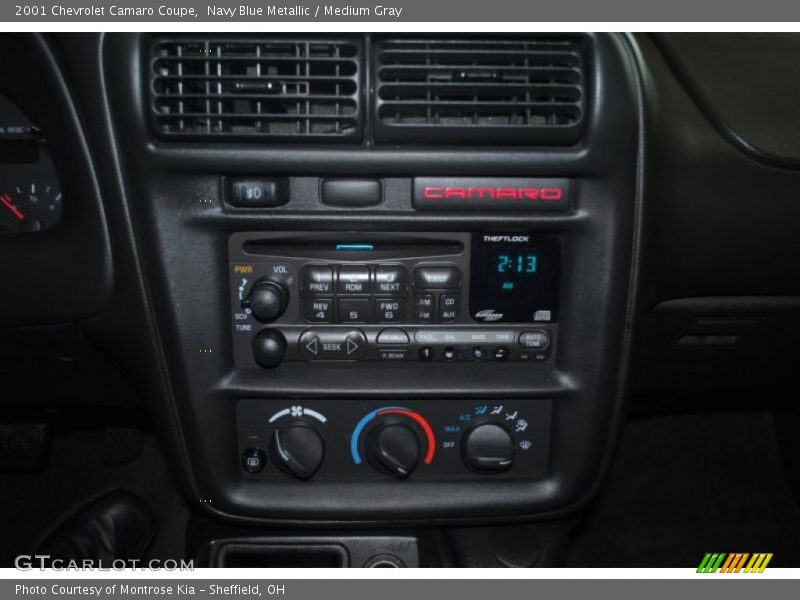 Controls of 2001 Camaro Coupe