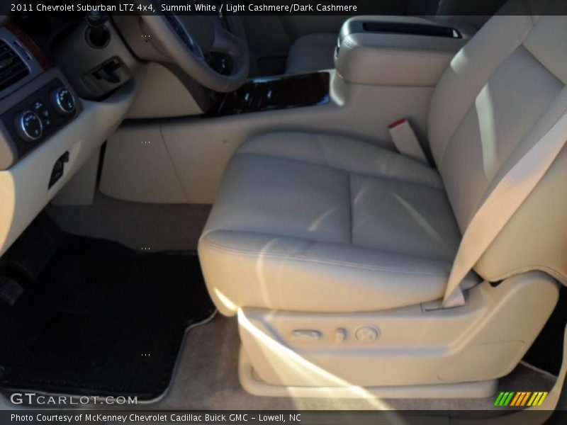 Summit White / Light Cashmere/Dark Cashmere 2011 Chevrolet Suburban LTZ 4x4