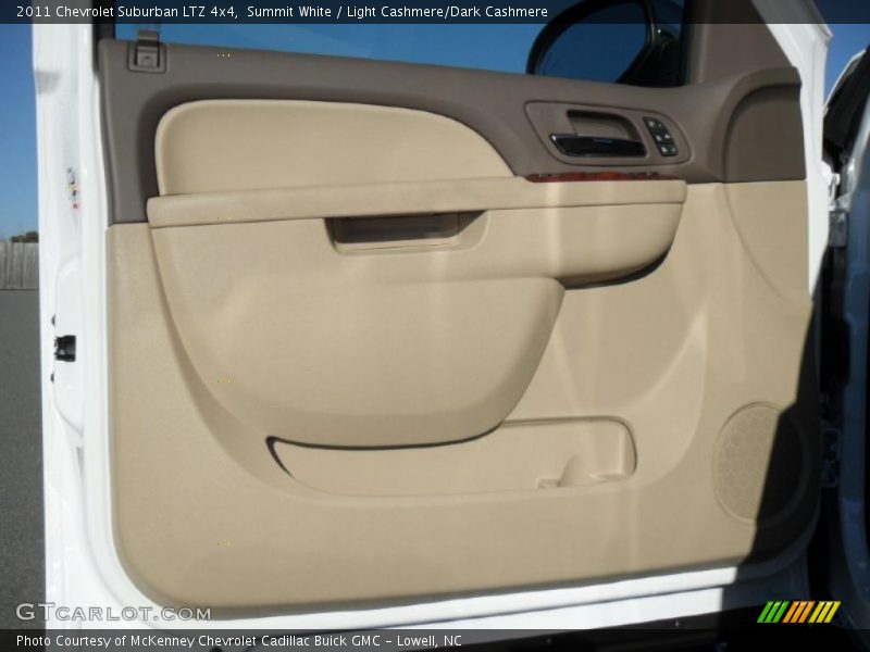 Summit White / Light Cashmere/Dark Cashmere 2011 Chevrolet Suburban LTZ 4x4