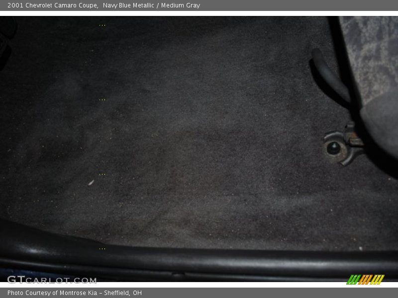 Navy Blue Metallic / Medium Gray 2001 Chevrolet Camaro Coupe