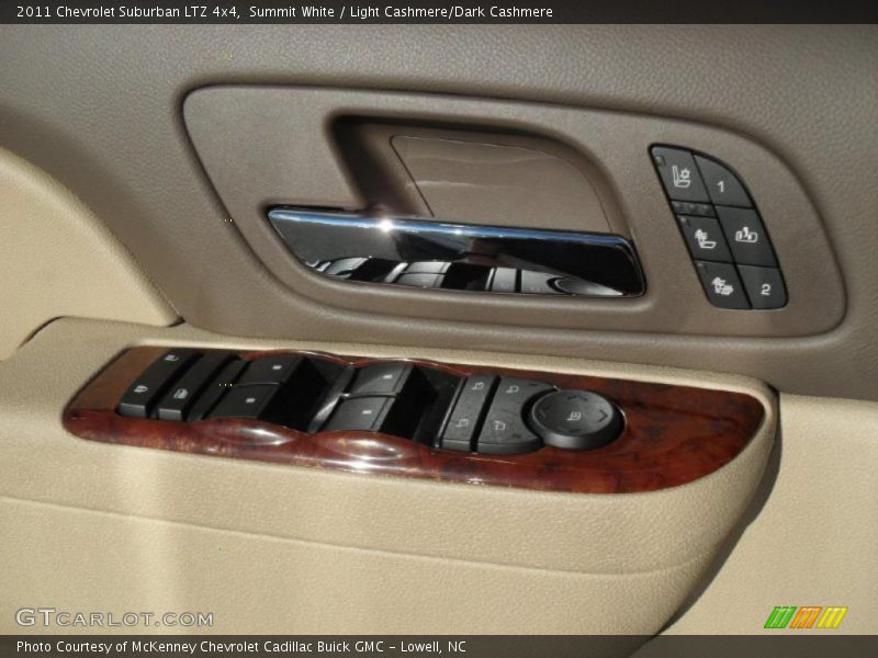 Summit White / Light Cashmere/Dark Cashmere 2011 Chevrolet Suburban LTZ 4x4