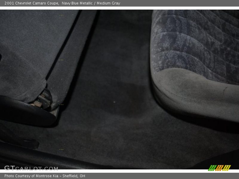 Navy Blue Metallic / Medium Gray 2001 Chevrolet Camaro Coupe