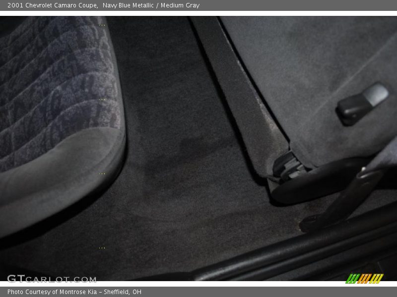 Navy Blue Metallic / Medium Gray 2001 Chevrolet Camaro Coupe