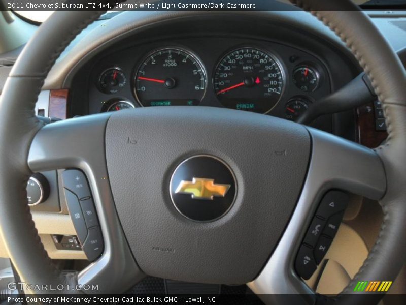 Summit White / Light Cashmere/Dark Cashmere 2011 Chevrolet Suburban LTZ 4x4