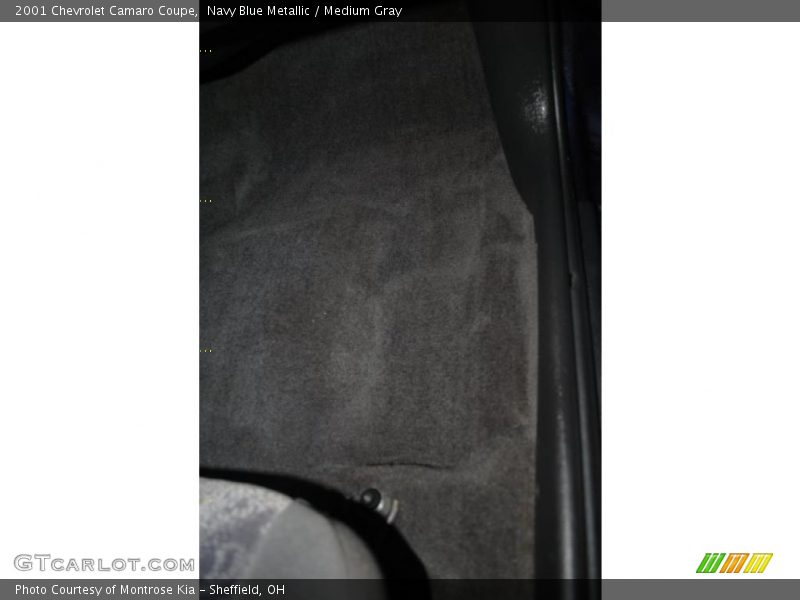 Navy Blue Metallic / Medium Gray 2001 Chevrolet Camaro Coupe