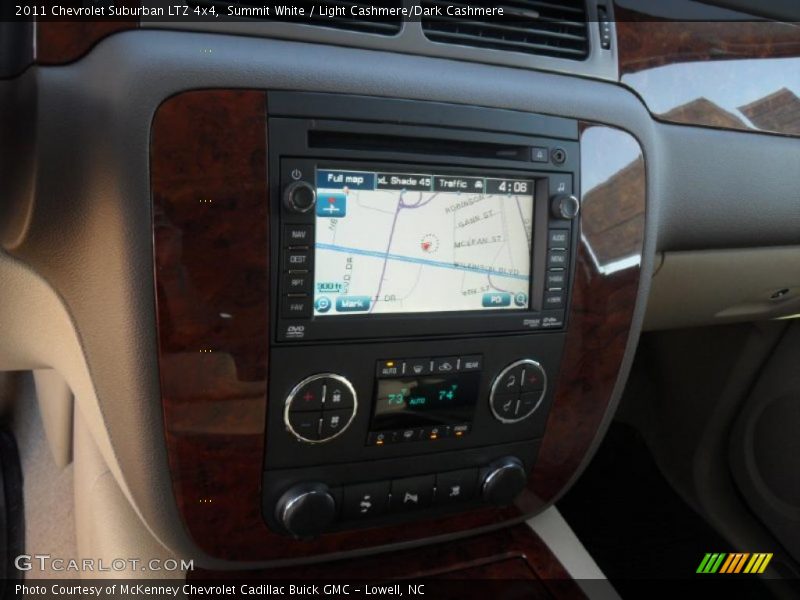 Summit White / Light Cashmere/Dark Cashmere 2011 Chevrolet Suburban LTZ 4x4