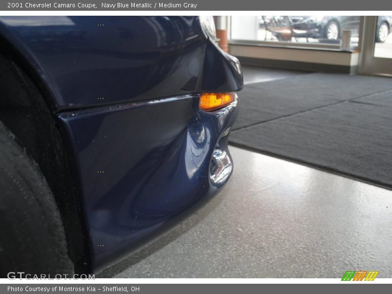 Navy Blue Metallic / Medium Gray 2001 Chevrolet Camaro Coupe