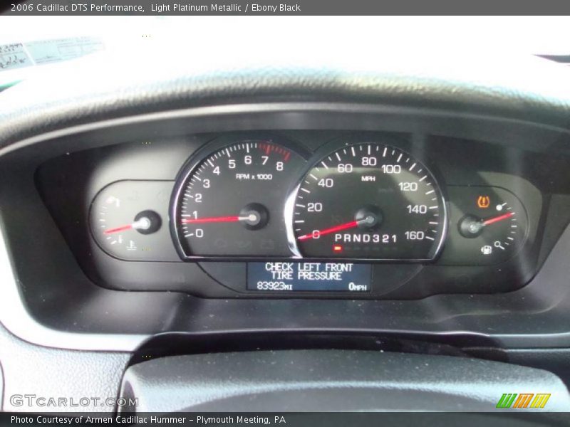 Light Platinum Metallic / Ebony Black 2006 Cadillac DTS Performance