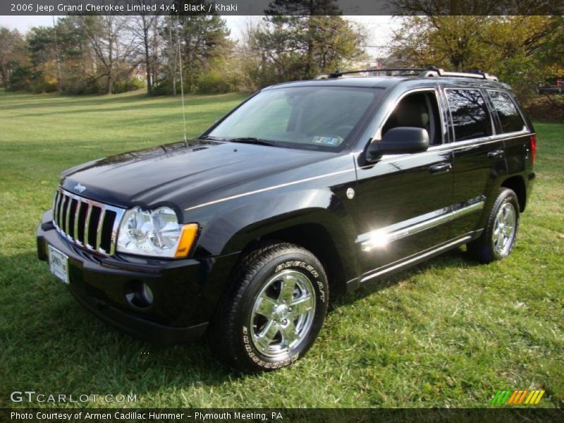 Black / Khaki 2006 Jeep Grand Cherokee Limited 4x4