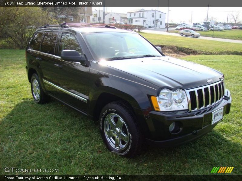 Black / Khaki 2006 Jeep Grand Cherokee Limited 4x4
