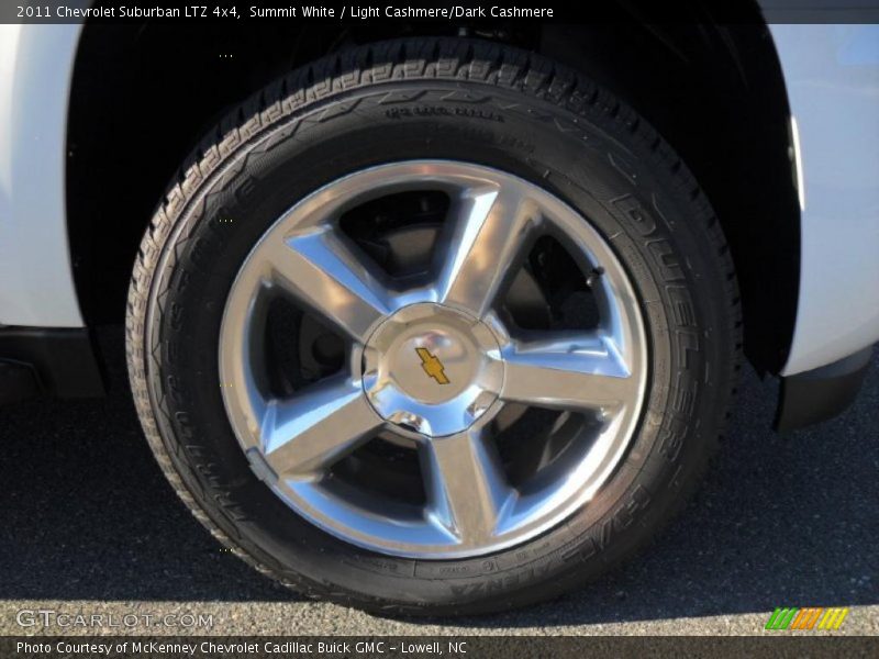 Summit White / Light Cashmere/Dark Cashmere 2011 Chevrolet Suburban LTZ 4x4
