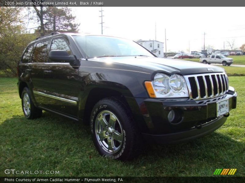 Black / Khaki 2006 Jeep Grand Cherokee Limited 4x4