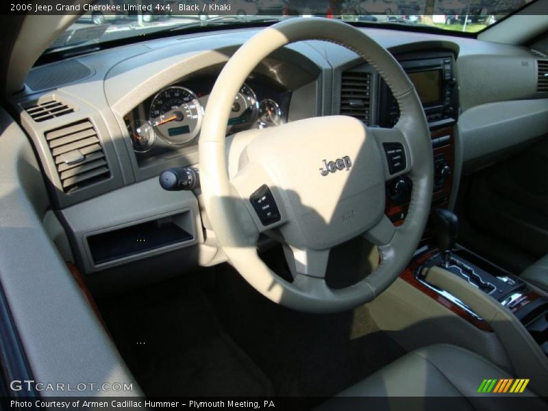 Black / Khaki 2006 Jeep Grand Cherokee Limited 4x4