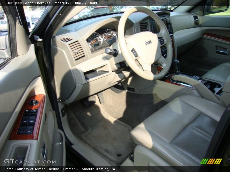 Black / Khaki 2006 Jeep Grand Cherokee Limited 4x4