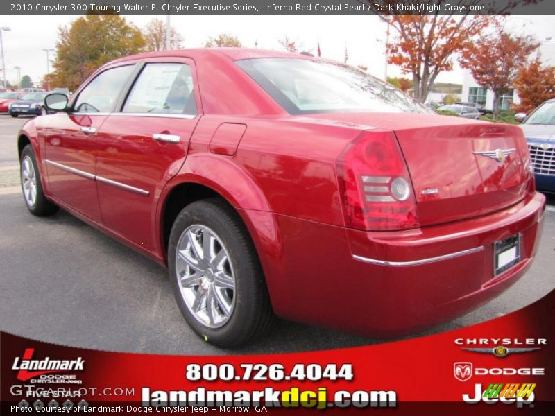 Inferno Red Crystal Pearl / Dark Khaki/Light Graystone 2010 Chrysler 300 Touring Walter P. Chryler Executive Series