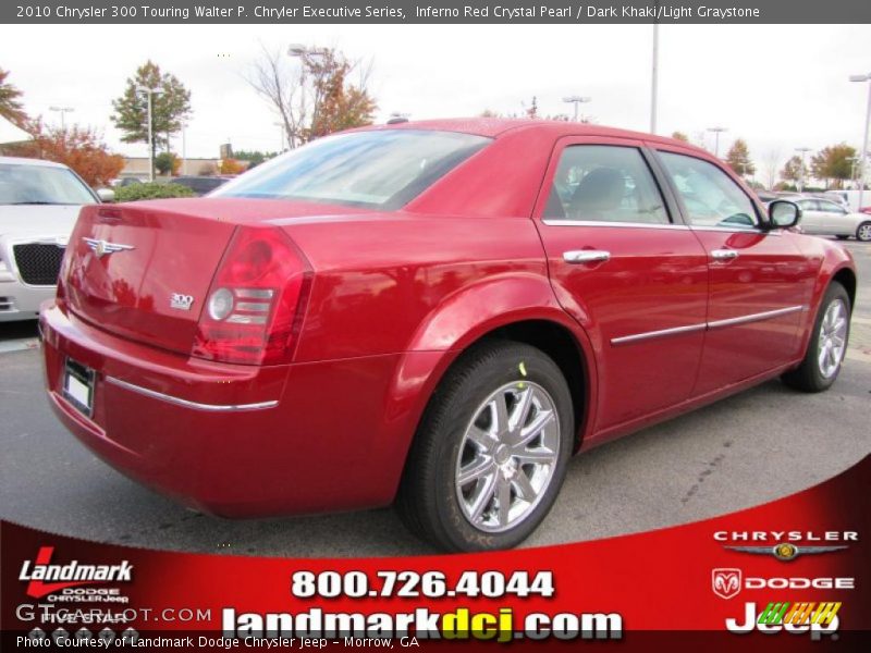 Inferno Red Crystal Pearl / Dark Khaki/Light Graystone 2010 Chrysler 300 Touring Walter P. Chryler Executive Series