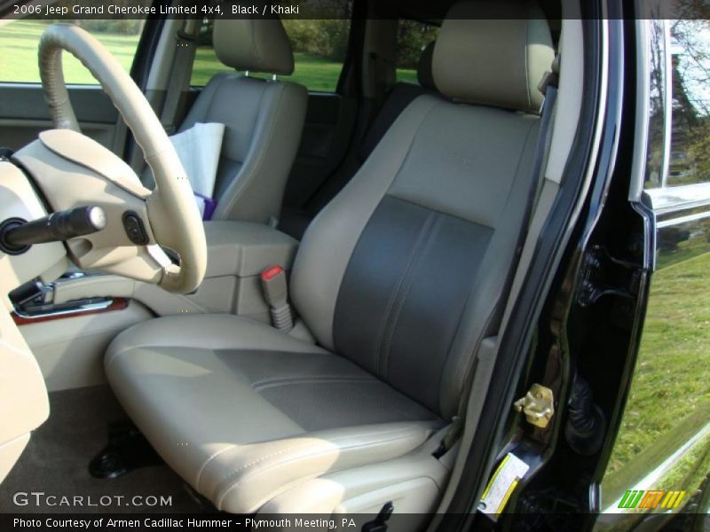 Black / Khaki 2006 Jeep Grand Cherokee Limited 4x4