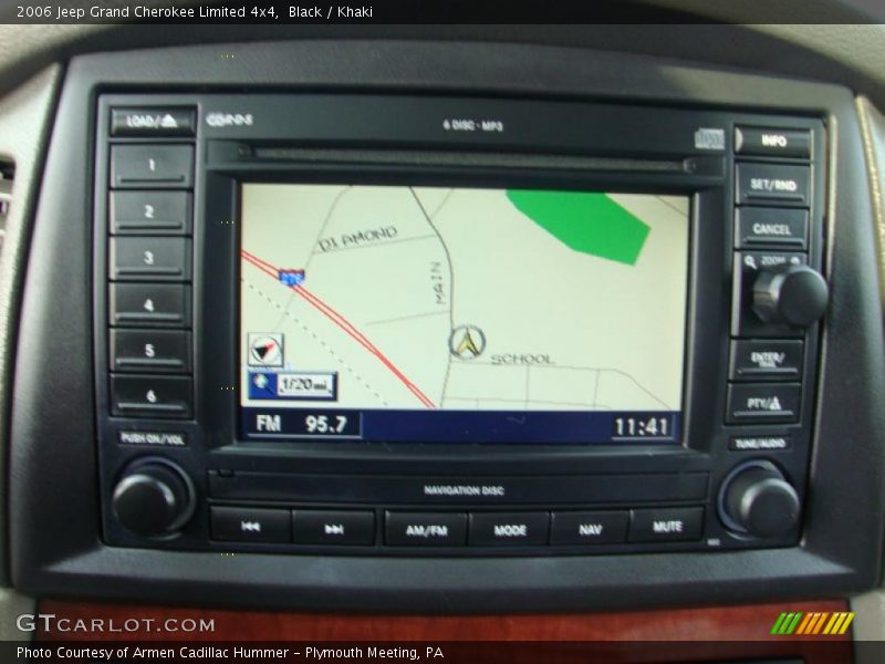Navigation of 2006 Grand Cherokee Limited 4x4