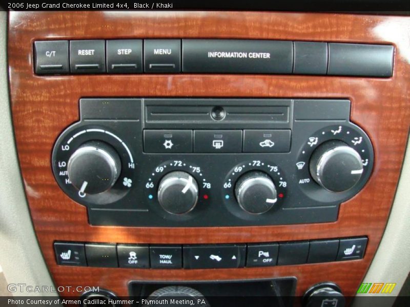Controls of 2006 Grand Cherokee Limited 4x4