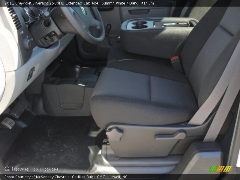 Summit White / Dark Titanium 2011 Chevrolet Silverado 2500HD Extended Cab 4x4