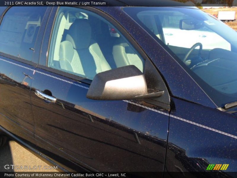 Deep Blue Metallic / Light Titanium 2011 GMC Acadia SLE