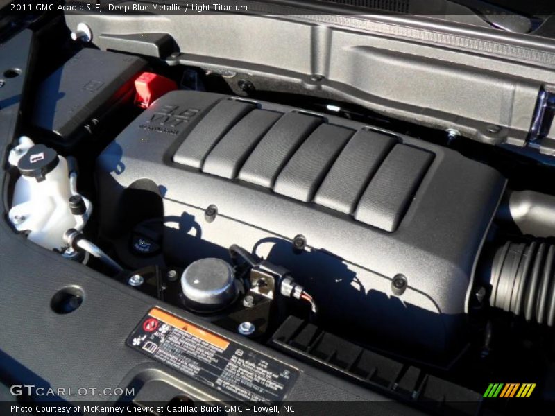 Deep Blue Metallic / Light Titanium 2011 GMC Acadia SLE
